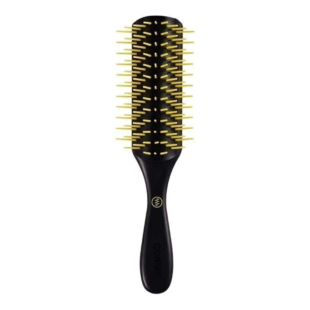 Conair The Curl Collective Detangle Brush for Medium/Long Hair Yellow New